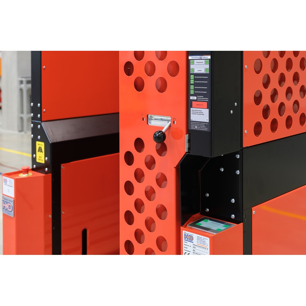 Almacén de palets PalServer Elektro de Hagenauer+Denk, 24 palets, 1.200 x 1200 mm (ancho x largo) Número de imagen del producto 4: Almacén de palets PalServer Elektro de Hagenauer+Denk, 24 palets, 1.200 x 1200 mm (ancho x largo)