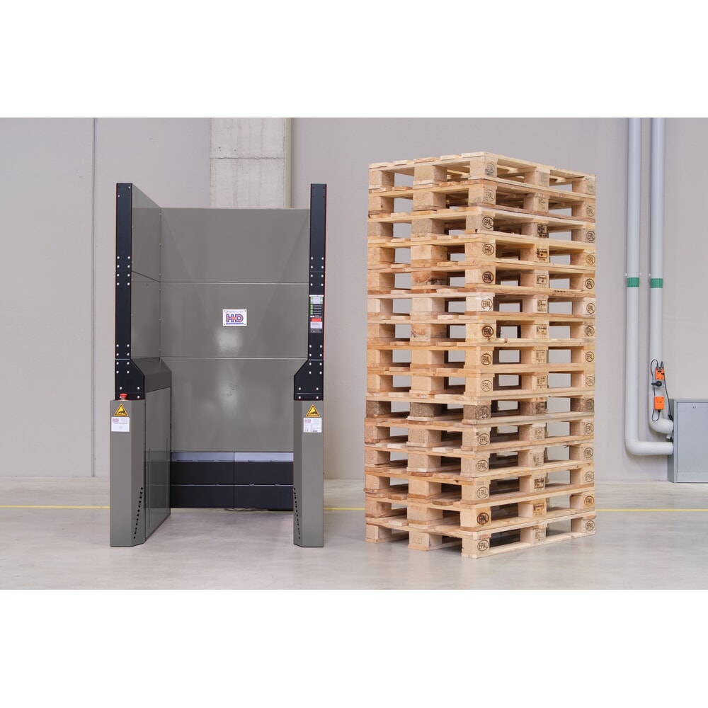 Imagen del producto: Almacén de palets PalServer Universal de Hagenauer+Denk, 15 palets, AnxL 800 x 1.200 mm, acero inoxidable