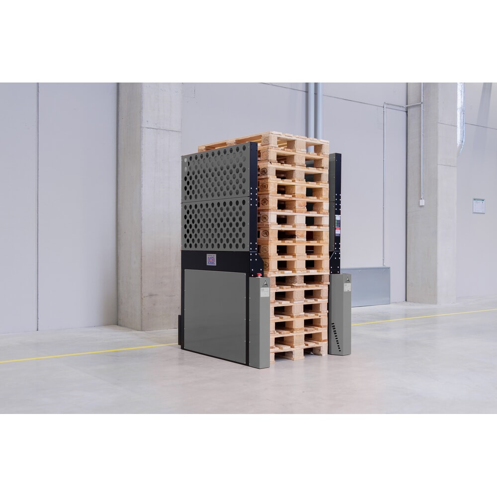 Número de imagen del producto 3: Almacén de palets PalServer Universal de Hagenauer+Denk, 15 palets, AnxL 1000 x 1.200 mm, acero inoxidable