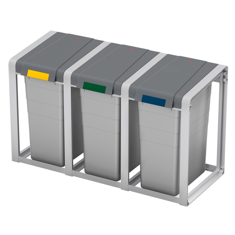 Contenedor de reciclaje stumpf®, puerta de una hoja