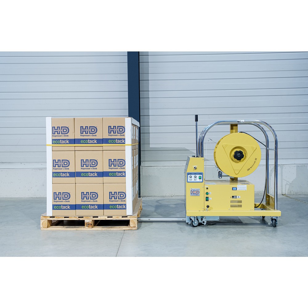 Imagen del producto: Halbautomatische Paletten-Umreifungsmaschine HDS-25-PV3-16-200 Akkubetrieb, für Bandbreite 12-16 mm