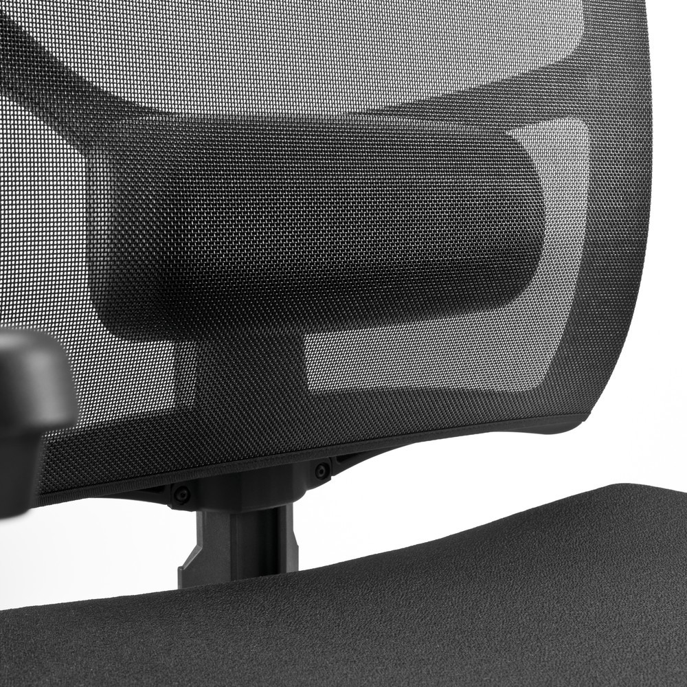 Número de imagen del producto 2: Hammerbacher Premium 2 silla giratoria de oficina reposacabezas con respaldo de malla reposabrazos ajustables en altura