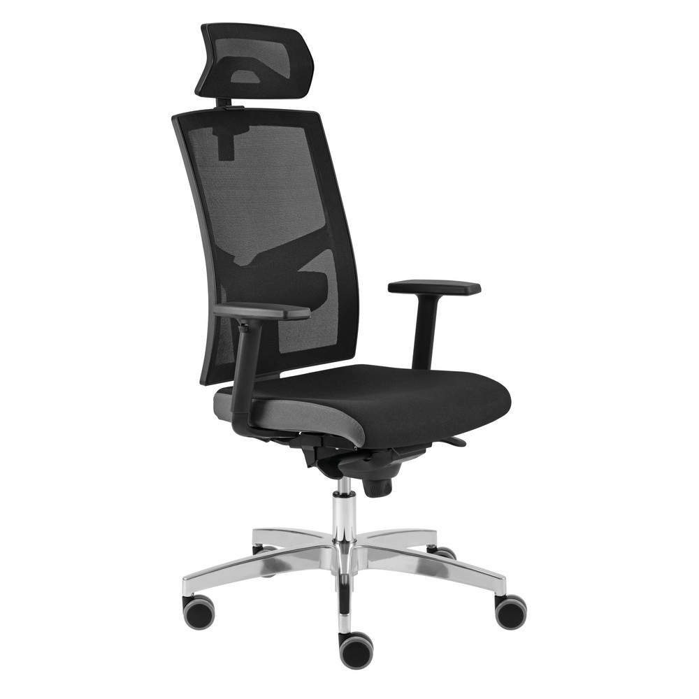 Número de imagen del producto 3: Hammerbacher Premium 2 silla giratoria de oficina reposacabezas con respaldo de malla reposabrazos ajustables en altura