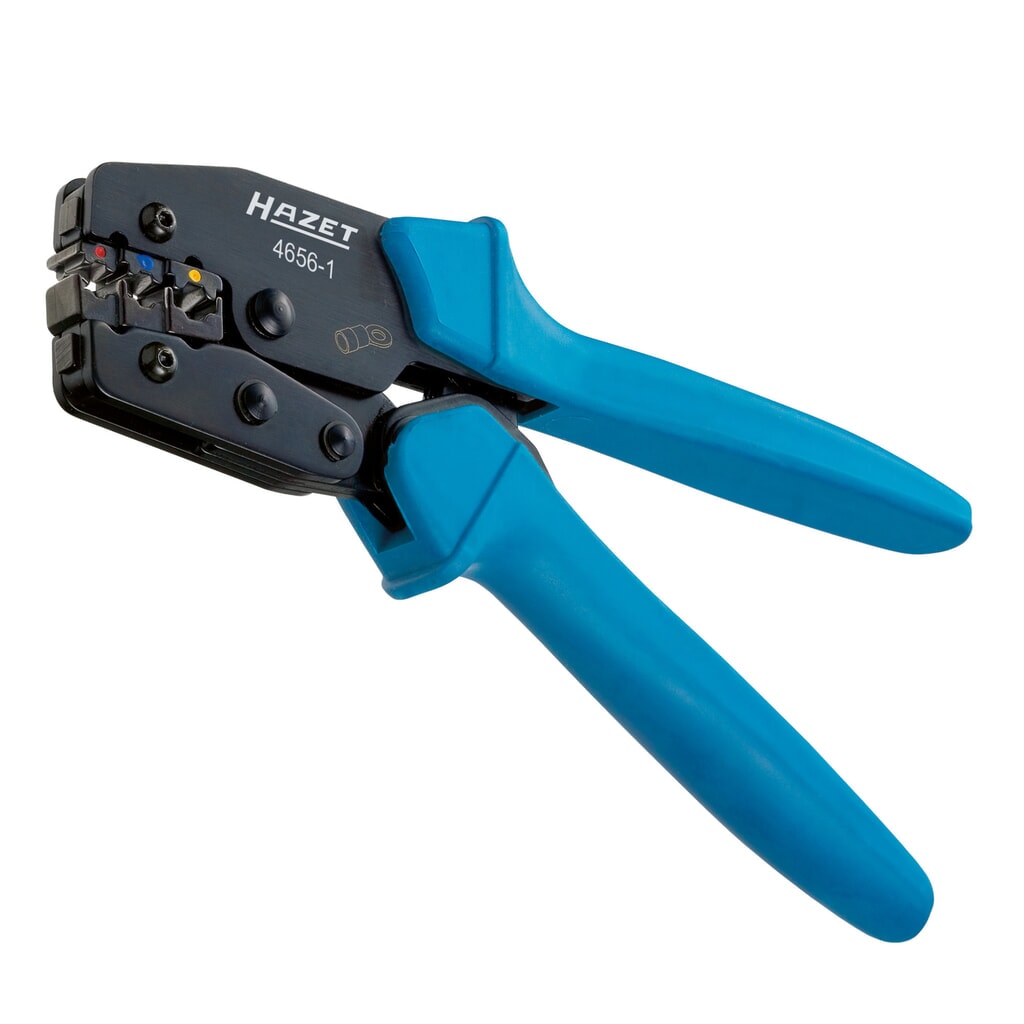 HAZET® Crimpadora para terminales de cable DIN, longitud 220 mm Imagen del producto: HAZET® Crimpadora para terminales de cable DIN, longitud 220 mm