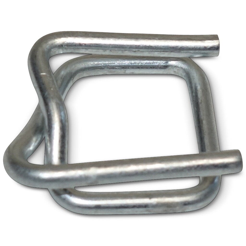 Imagen del producto: Hebillas metálicas para fleje PET, para anchura de 13 mm, 1.000 Ud/caja