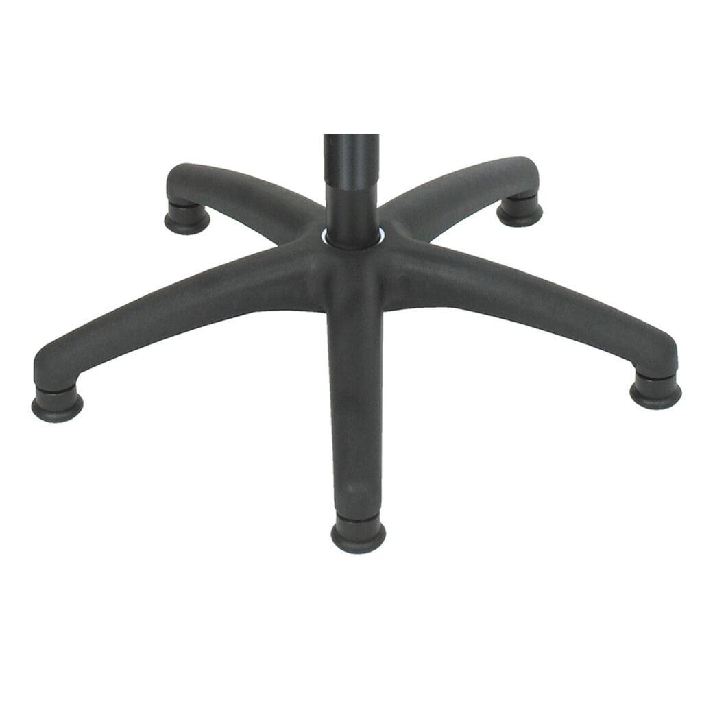 Número de imagen del producto 4: Taburete giratorio HEMMDAL de PU con respaldo, altura de asiento 430-620 mm, contera