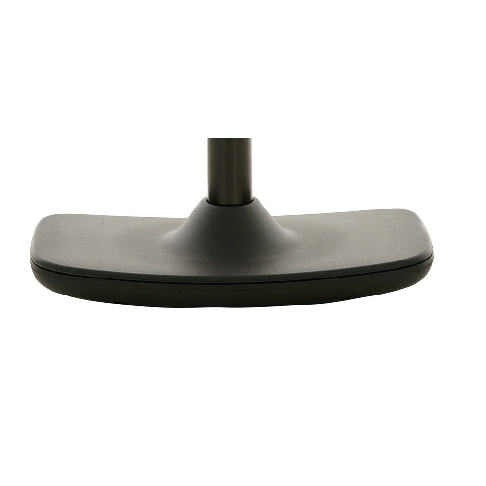 Número de imagen del producto 3: Taburete de pie HEMMDAL, asiento de cuero sintético, altura de asiento de 560-690 mm, base oscilante convexa