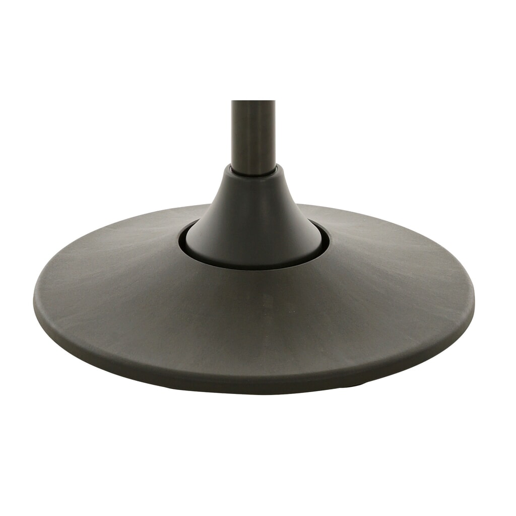 Número de imagen del producto 2: Taburete de pie HEMMDAL, asiento de PU con respaldo, altura de asiento de 490-680 mm, base oscilante con asiento giratorio