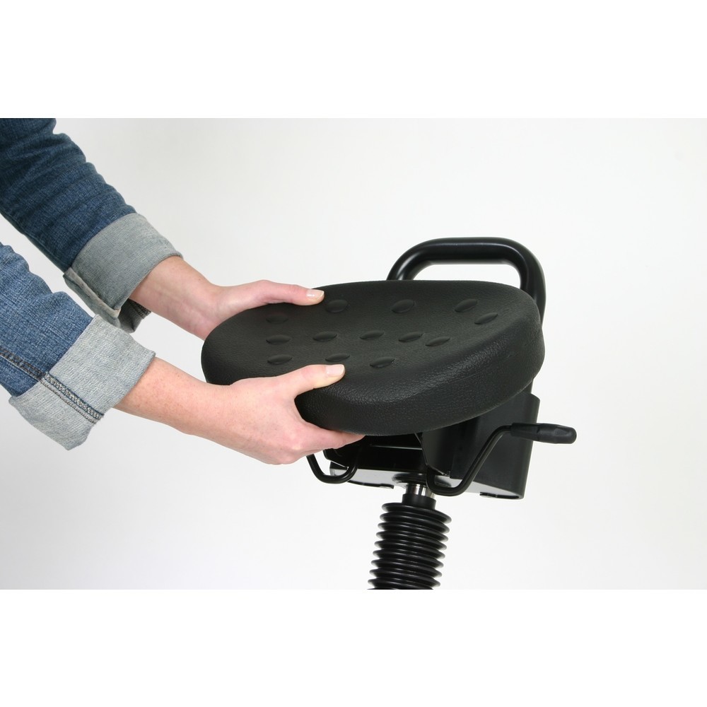 Número de imagen del producto 3: Taburete HEMMDAL, asiento de confort inclinable, altura de asiento de 645-825 mm, asa