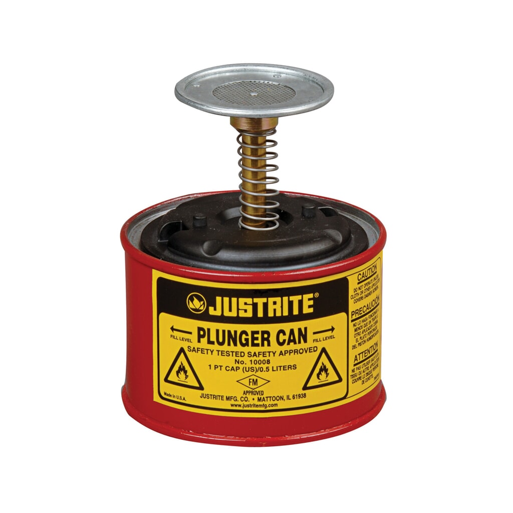 Imagen del producto: Justrite - Humidificador de acero (0,5 L), color rojo