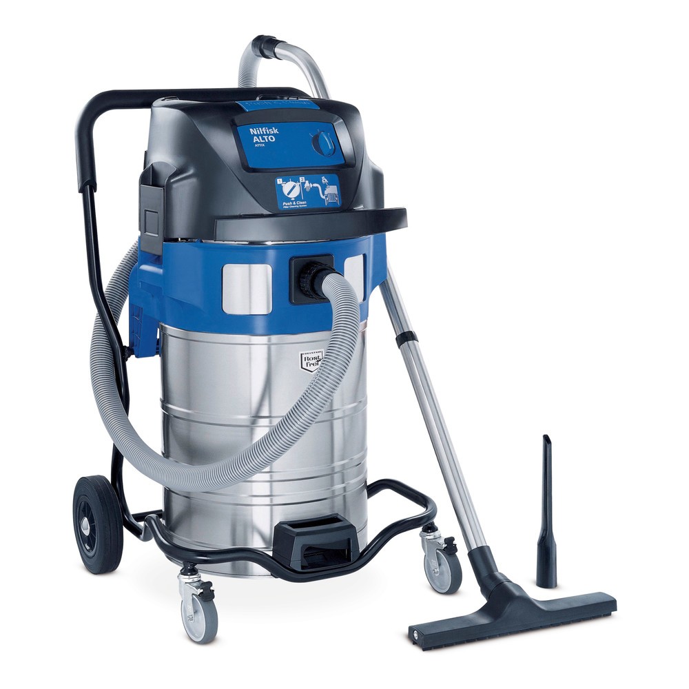Aspirador industrial BASIC, bastidor inclinable, mojado y seco, 2.000 W