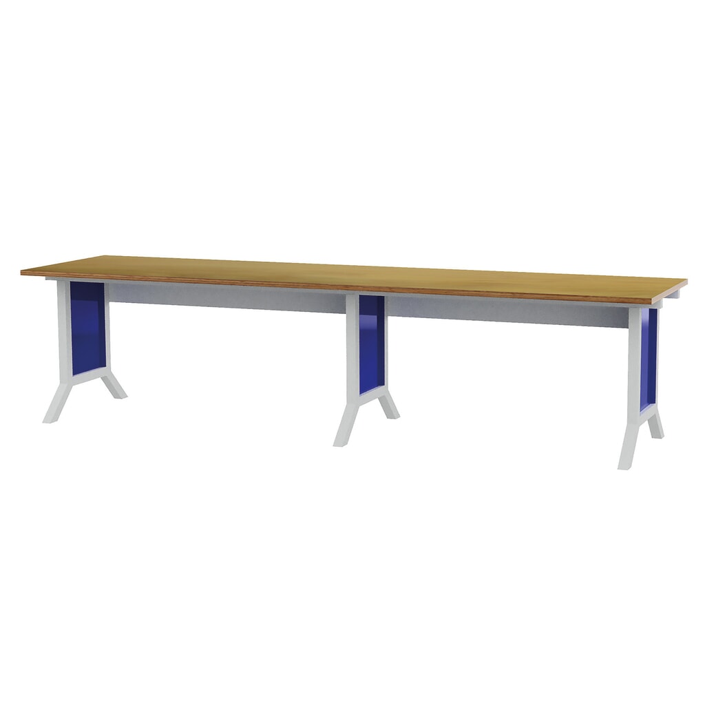 Juego de 2 piezas para sistema de puestos de trabajo Bedrunka+Hirth, con sujeción, azul genciana Imagen del producto: Juego de 2 piezas para sistema de puestos de trabajo Bedrunka+Hirth, con sujeción, azul genciana