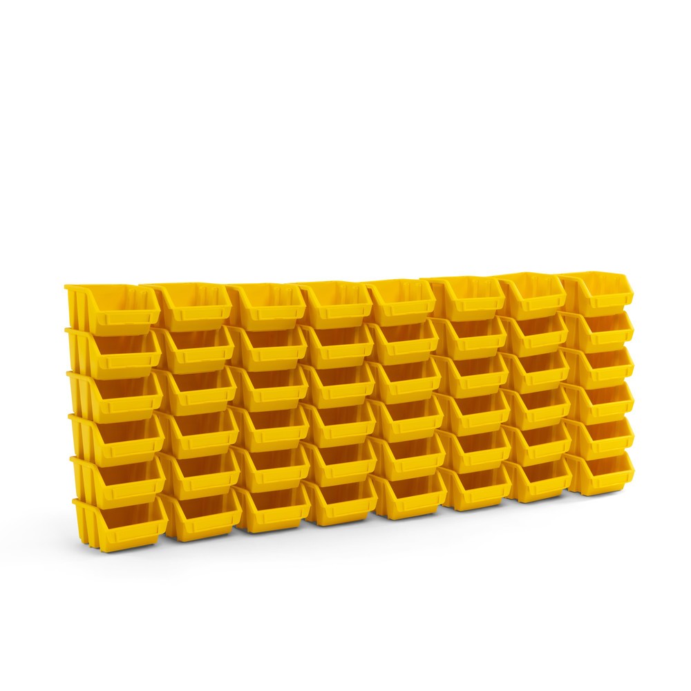Número de imagen del producto 2: Juego de gavetas HEMMDAL S, HxAxF 75 x 116 x 112 mm, amarillo, 48 uds/UV