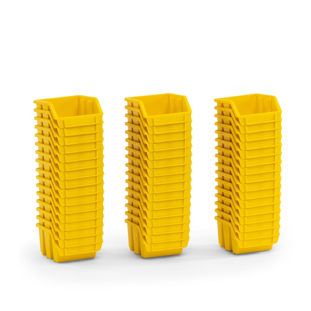 Número de imagen del producto 3: Juego de gavetas HEMMDAL S, HxAxF 75 x 116 x 112 mm, amarillo, 48 uds/UV