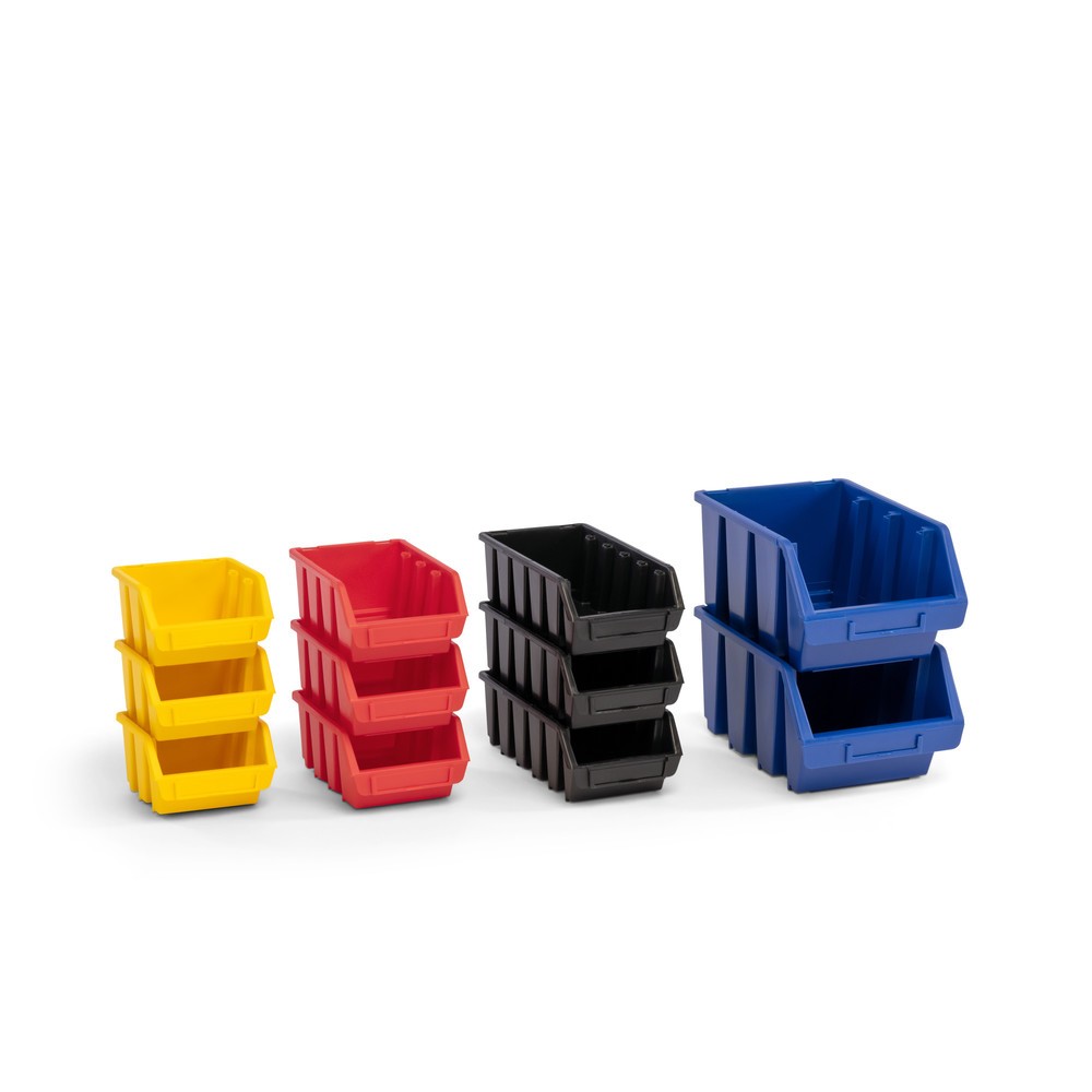 Número de imagen del producto 6: Juego de gavetas HEMMDAL XL, HxAxF 126 x 170 x 240 mm, negro, 10 uds/UV