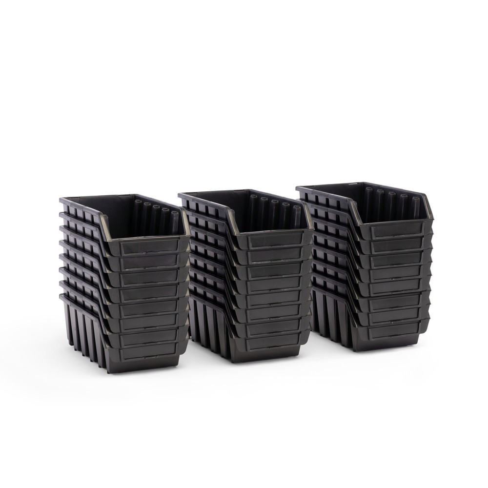 Número de imagen del producto 7: Juego de gavetas HEMMDAL XL, HxAxF 126 x 170 x 240 mm, negro, 10 uds/UV