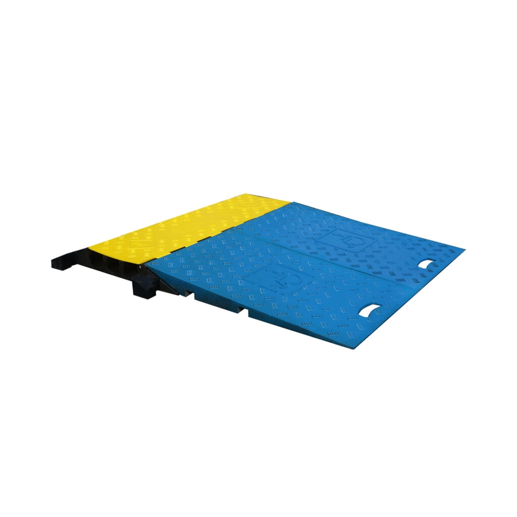 Juego de rampas de silla de ruedas de 2 elementos para puentes de cable Número de imagen del producto 2: Juego de rampas de silla de ruedas de 2 elementos para puentes de cable