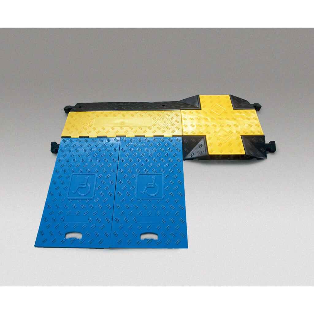 Juego de rampas de silla de ruedas de 2 elementos para puentes de cable Número de imagen del producto 5: Juego de rampas de silla de ruedas de 2 elementos para puentes de cable