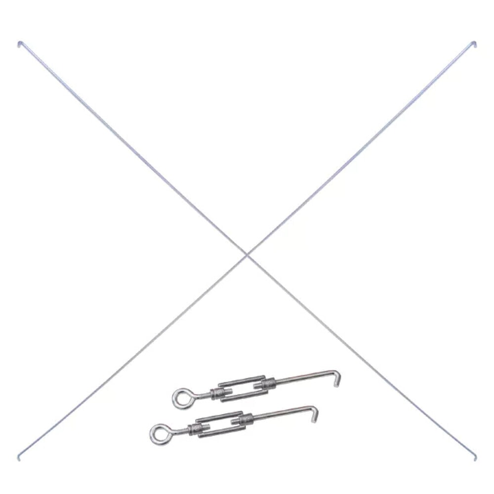 Imagen del producto: Juego de tirantes diagonales 1300 para estantería de cargas pequeñas SCHULTE, (2 tensores, 2 varillas diagonales)