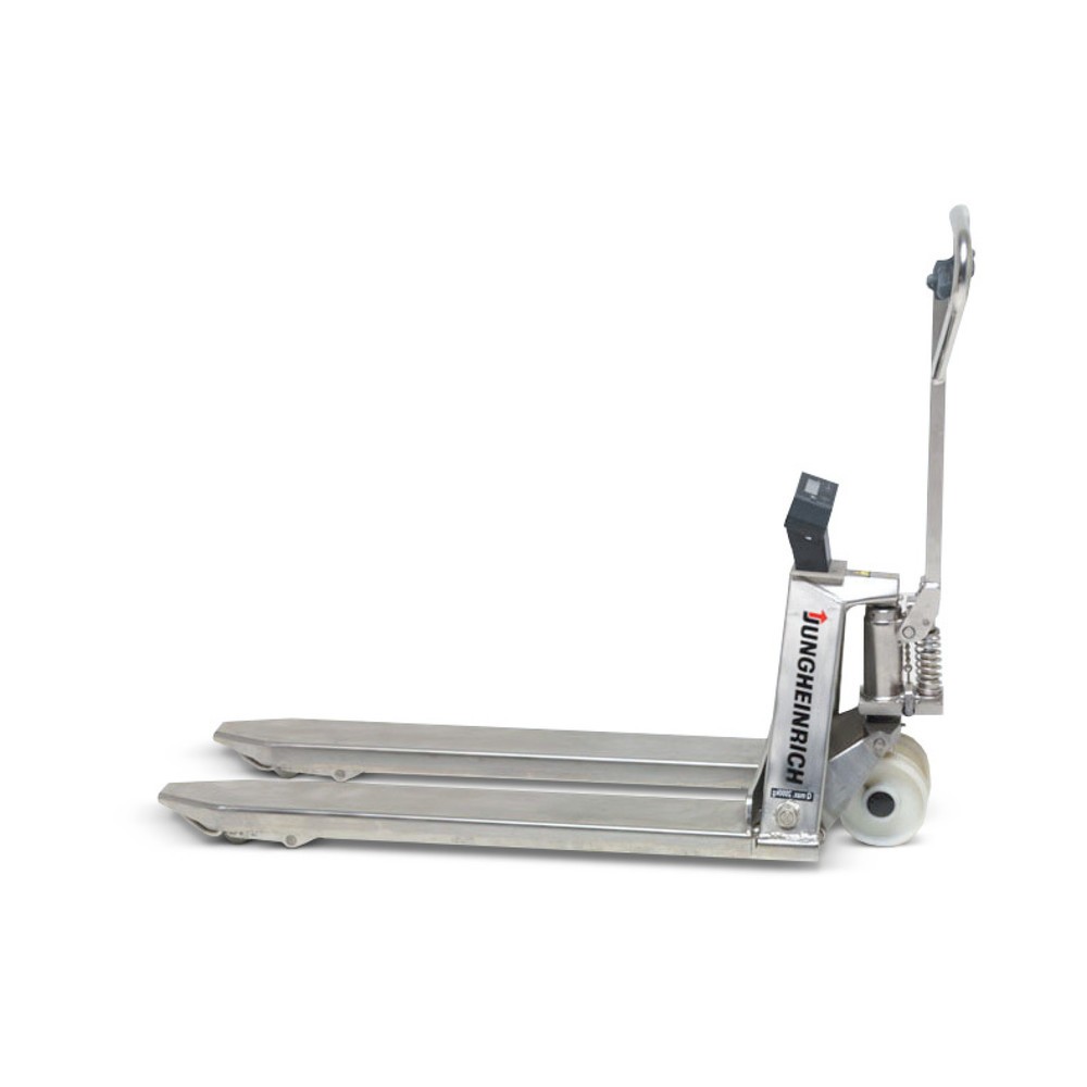 Número de imagen del producto 2: Jungheinrich Transpaleta de pesaje de acero inoxidable AMW I20, intervalos de 1 kg