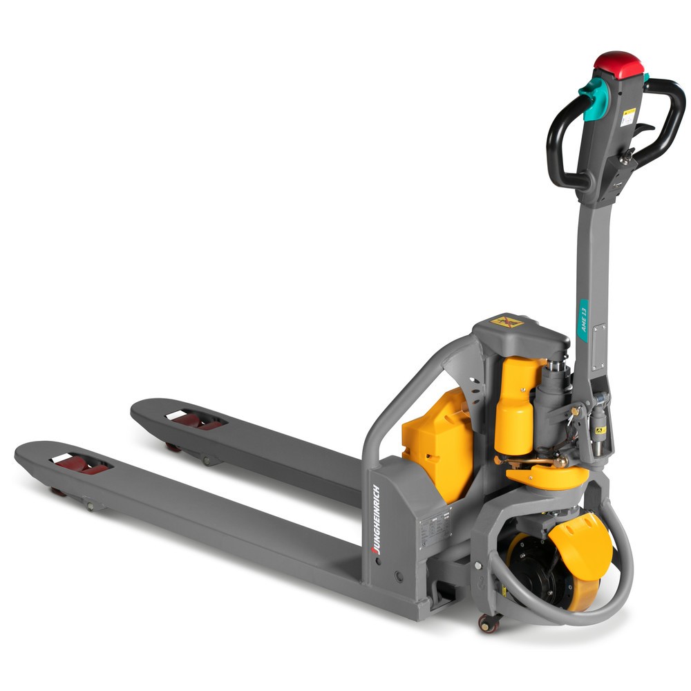 Imagen del producto: Transpaleta eléctrica Jungheinrich AME 13, capacidad de carga 1.300 kg, longitud de horquilla 1.150 mm, ancho de soporte de horquilla 685 mm