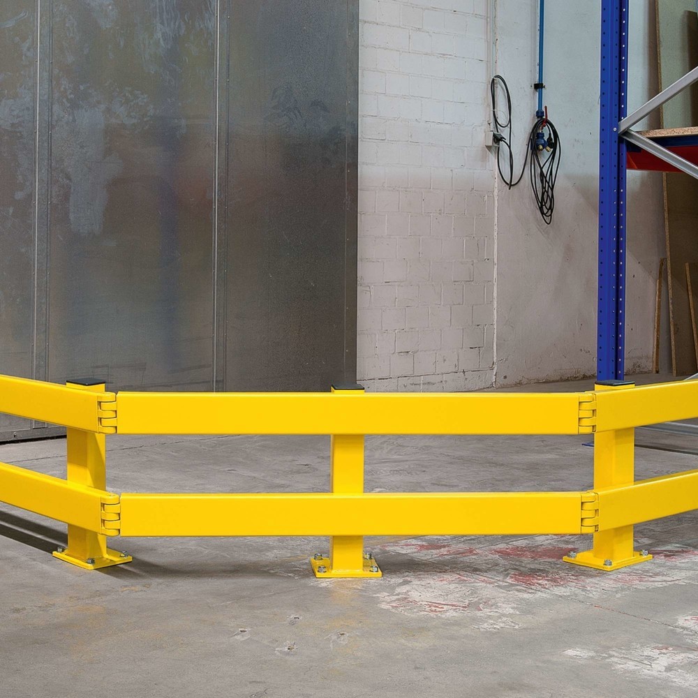 Número de imagen del producto 5: Poste de soporte para placas protectoras de perfil en C, aplicación en interiores, altura 465 mm