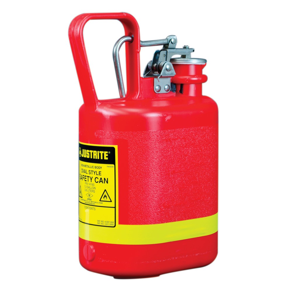 Imagen del producto: Justrite - Contenedor de seguridad (HDPE, tipo I, 4 L), color rojo