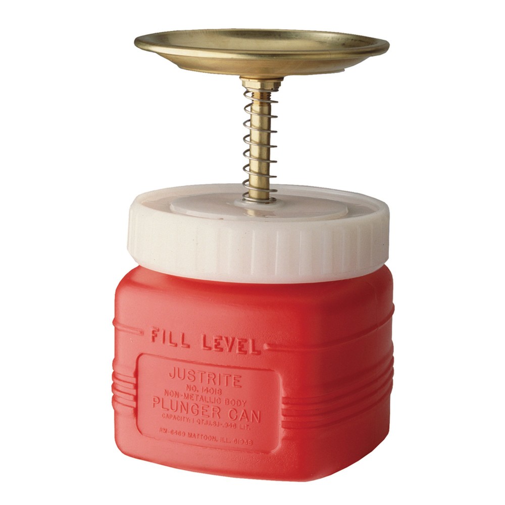 Imagen del producto: Justrite - Humidificador de ahorro de PE (1 L), color rojo