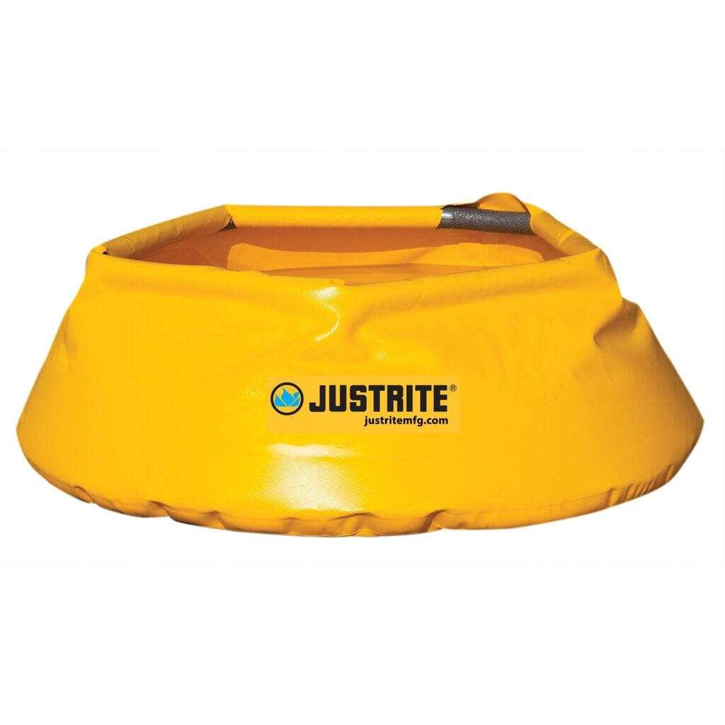 Imagen del producto: Justrite® cubeta de retención de emergencia Pop-Up de poliéster, Ø 711 mm, capacidad 76 l