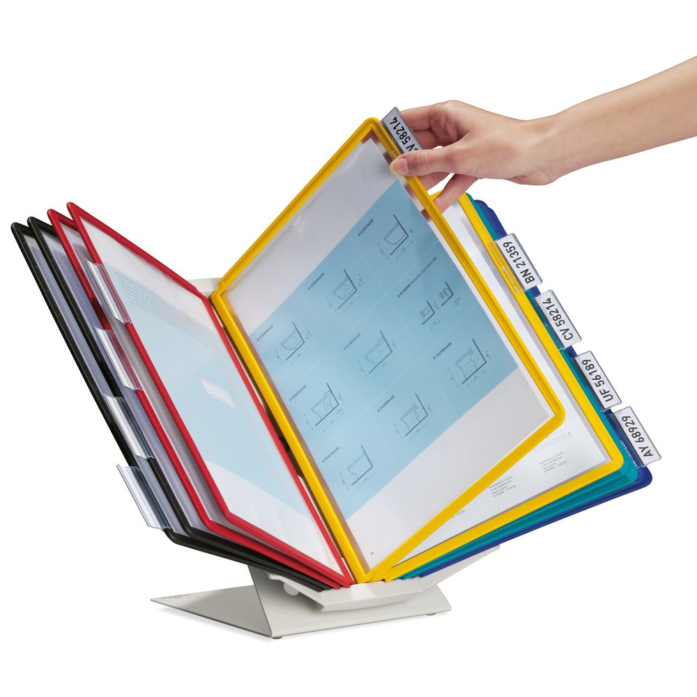 Imagen del producto: Kit completo de sistema de portahojas transparentes Vario® 3 en 1, 10 portahojas