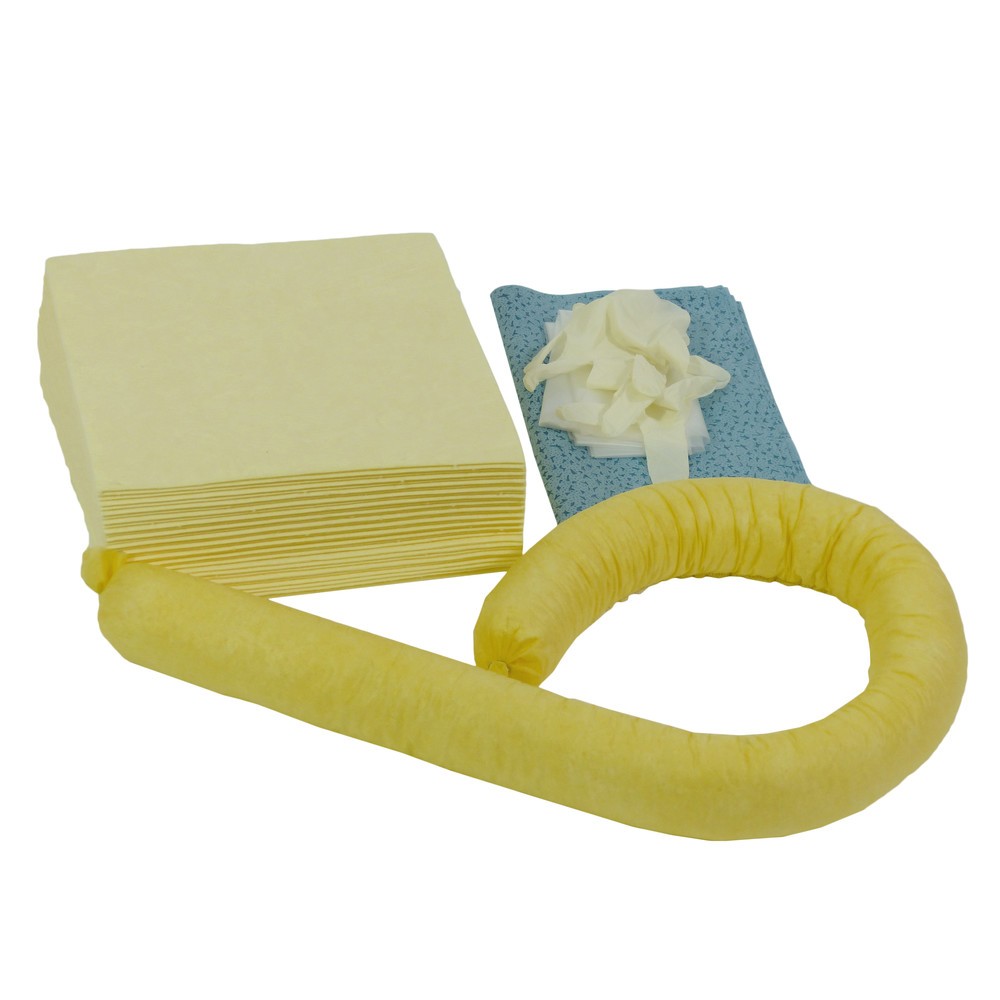Número de imagen del producto 2: Kit de emergencia en bolsa de PVC, productos químicos, capacidad 20 litros, amarillo