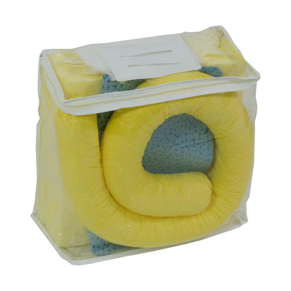 Imagen del producto: Kit de emergencia en bolsa de PVC, productos químicos, capacidad 20 litros, amarillo