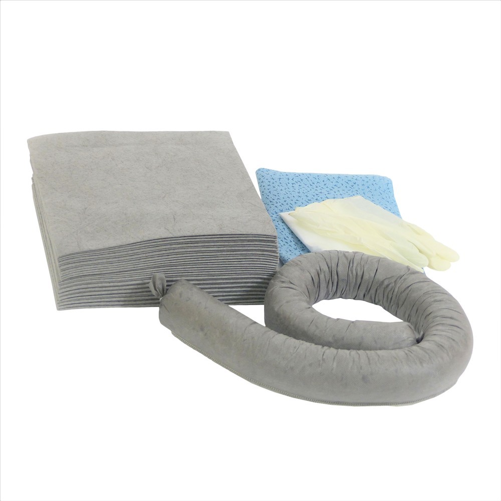 Número de imagen del producto 2: Kit de emergencia en bolsa de PVC, universal, capacidad 20 litros, color gris