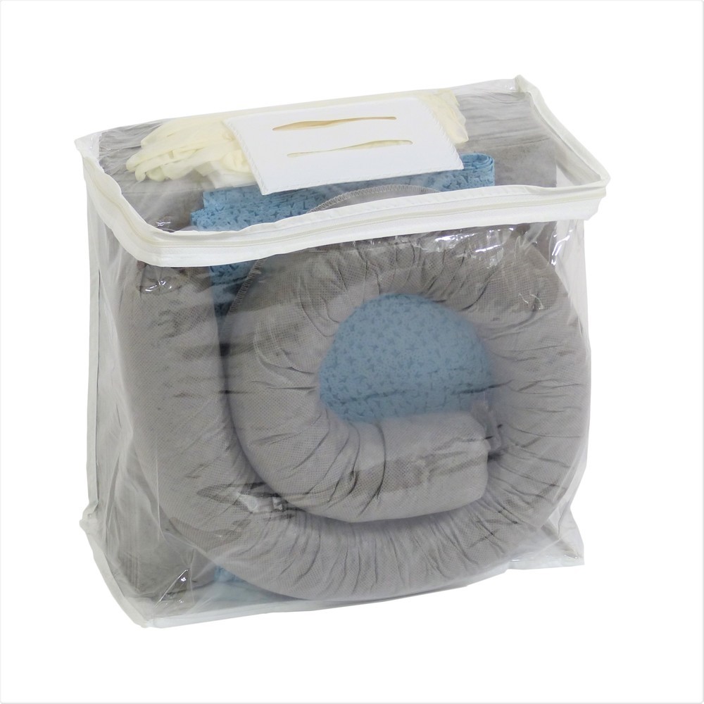 Número de imagen del producto 1: Kit de emergencia en bolsa de PVC, universal, capacidad 20 litros, color gris