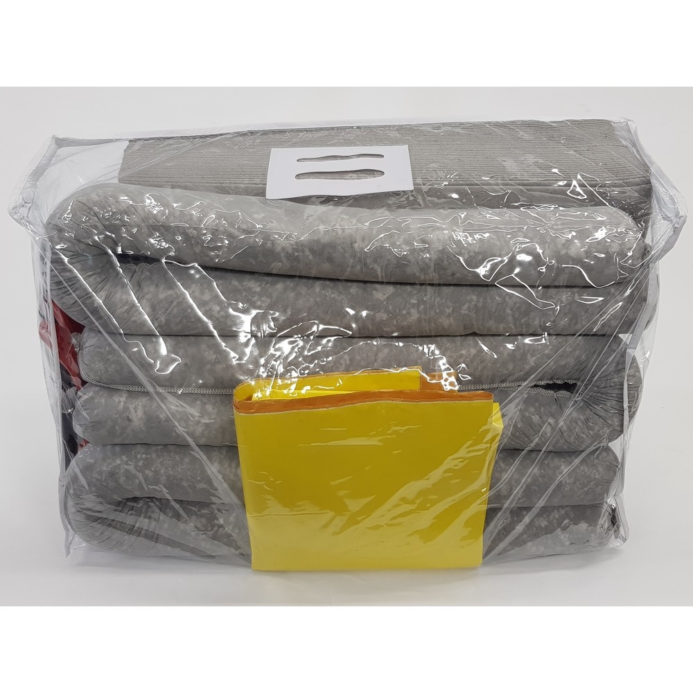 Número de imagen del producto 1: Kit de emergencia en bolsa de PVC, inclusivo protección de alcantarillado desechable, universal, capacidad 50 litros