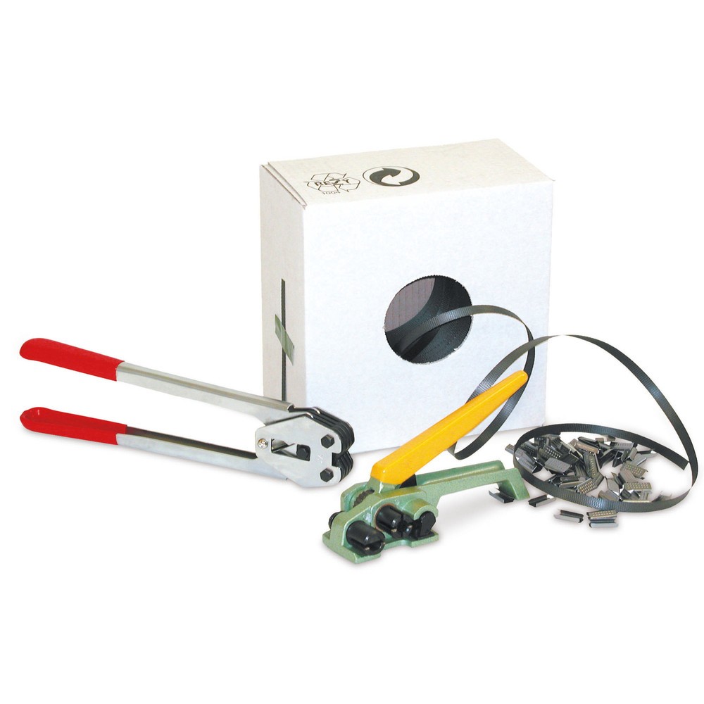 Imagen del producto: Kit de flejado básico para flejes PP, para anchura de 13 mm