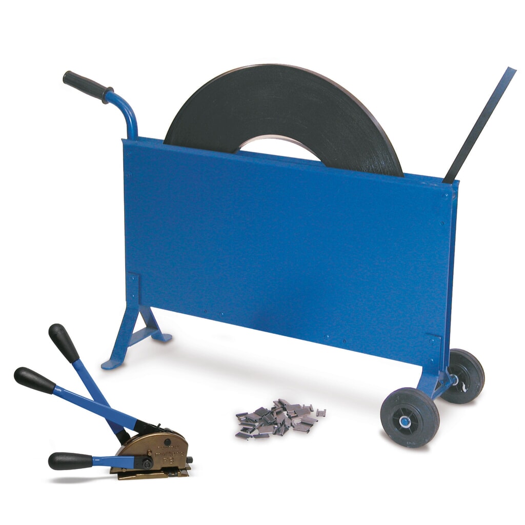 Kit de flejado Estándar para flejes de acero de 16 mm de anchura Imagen del producto: Kit de flejado Estándar para flejes de acero de 16 mm de anchura