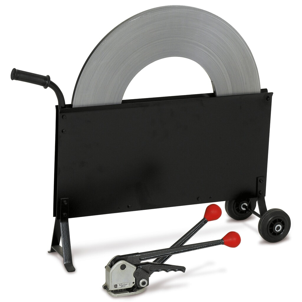 Kit de flejado Universal para flejes de acero, para anchura de 16 mm Imagen del producto: Kit de flejado Universal para flejes de acero, para anchura de 16 mm