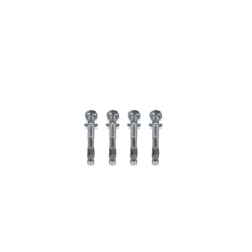 Imagen del producto: Kit de montaje de anclaje de piso de acero galvanizado en caliente 4 ud/caja