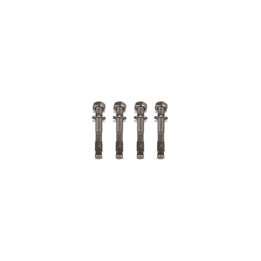 Imagen del producto: Kit de montaje de anclaje de piso de acero inoxidable 4 ud/caja