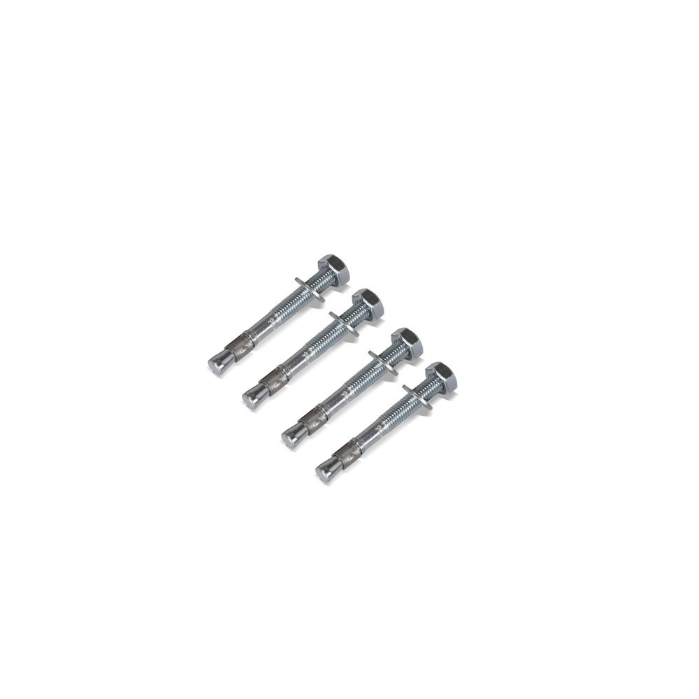 Número de imagen del producto 2: Kit de montaje de anclaje de piso de acero galvanizado en caliente 4 ud/caja