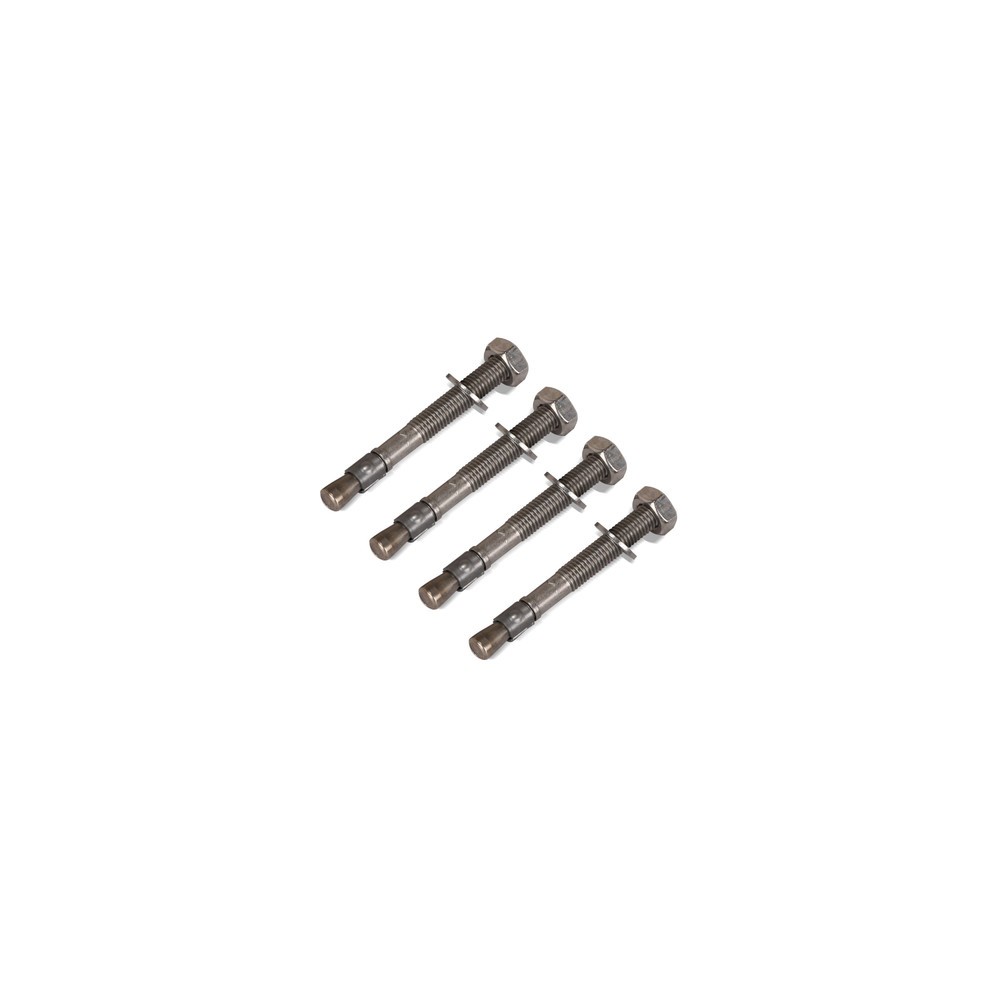 Número de imagen del producto 2: Kit de montaje de anclaje de piso de acero inoxidable 4 ud/caja