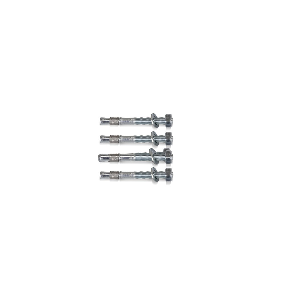 Número de imagen del producto 3: Kit de montaje de anclaje de piso de acero galvanizado en caliente 4 ud/caja