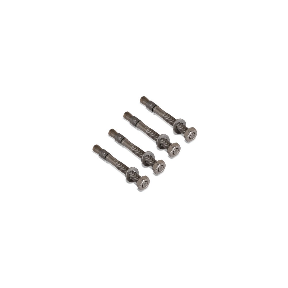 Número de imagen del producto 4: Kit de montaje de anclaje de piso de acero inoxidable 4 ud/caja