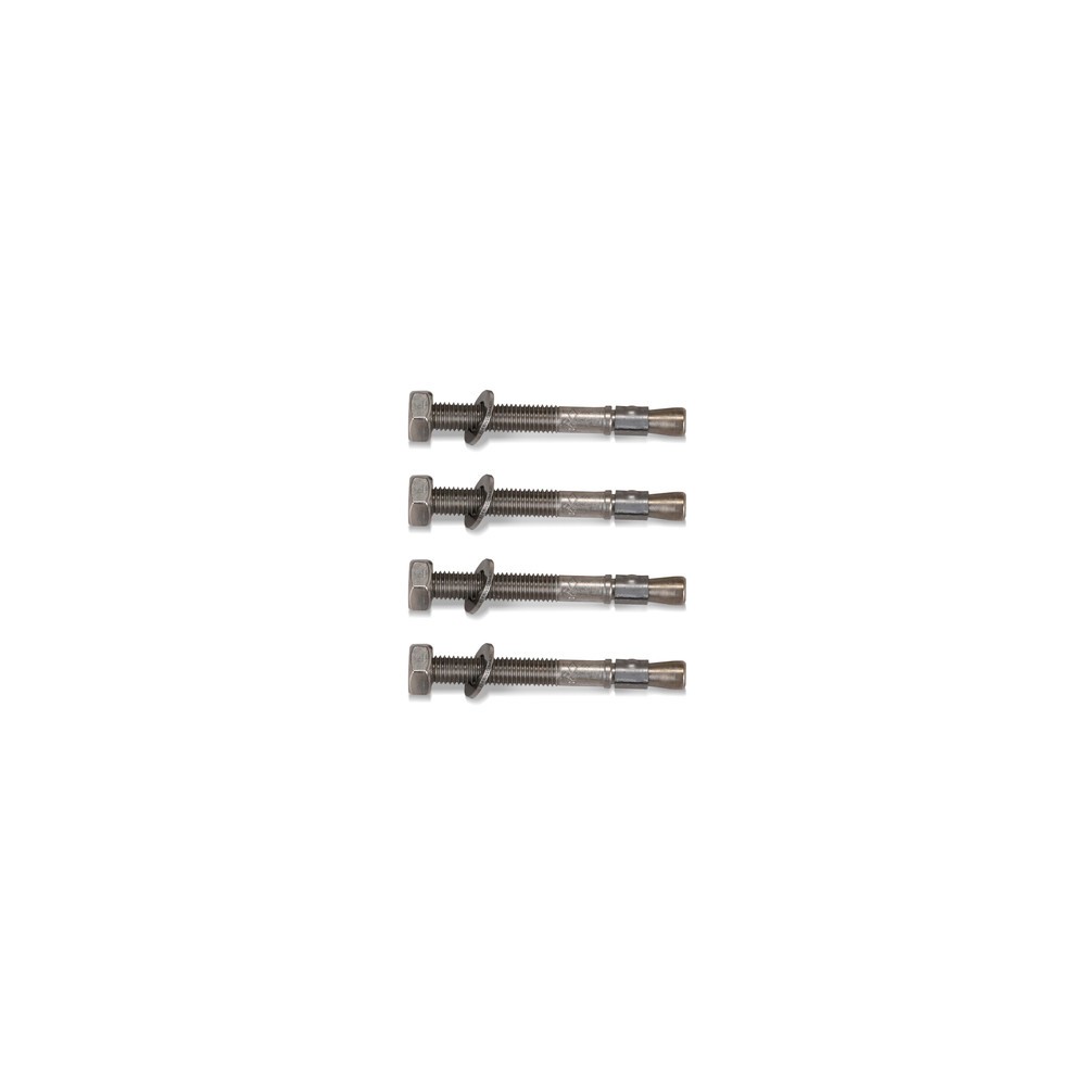 Número de imagen del producto 7: Kit de montaje de anclaje de piso de acero inoxidable 4 ud/caja