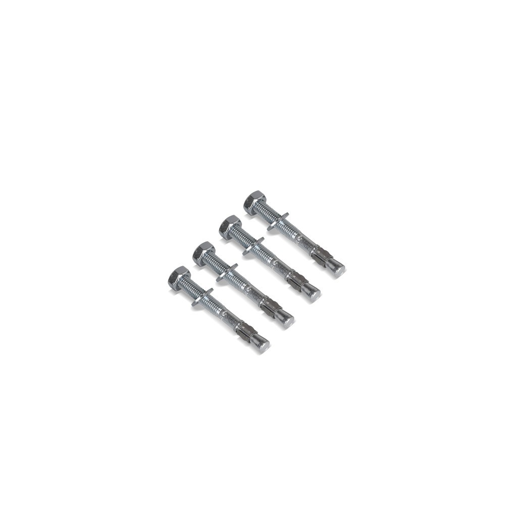 Número de imagen del producto 8: Kit de montaje de anclaje de piso de acero galvanizado en caliente 4 ud/caja