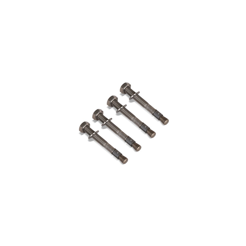Número de imagen del producto 8: Kit de montaje de anclaje de piso de acero inoxidable 4 ud/caja