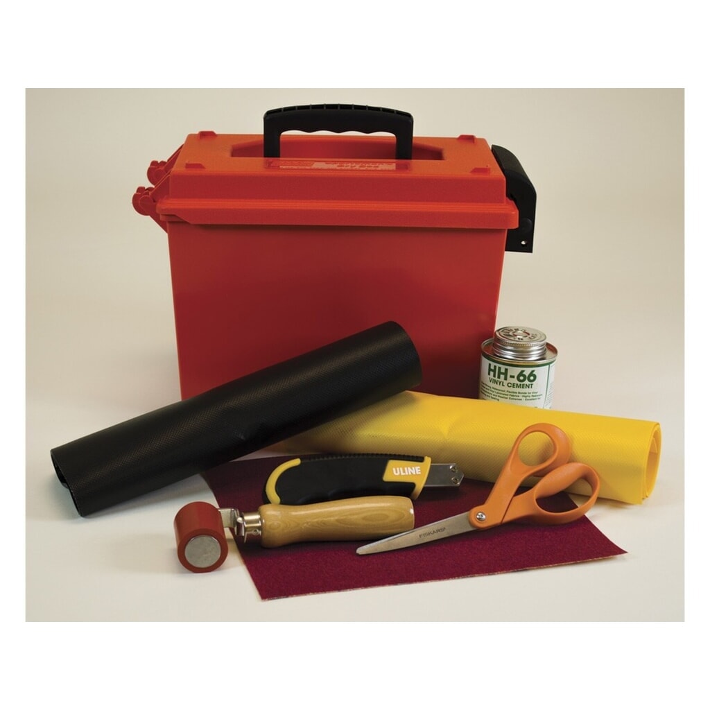 Justrite Kit de reparación QuickBerm® de tela recubierta de PVC Kit de reparación Imagen del producto: Justrite Kit de reparación QuickBerm® de tela recubierta de PVC Kit de reparación