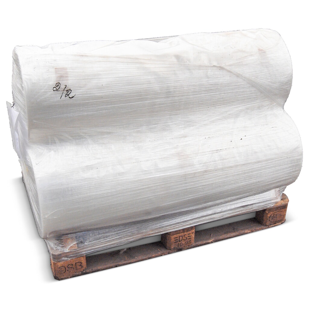 Imagen del producto: Lámina de retractilado de PE, longitud del rollo 200 m, A x F 850 x 650 mm