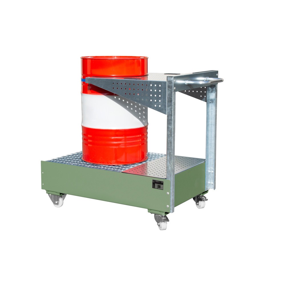 Número de imagen del producto 2: Móviles Catch lavabo LPW, inclusivo chapa perforada consola y correa de sujeción, verde reseda
